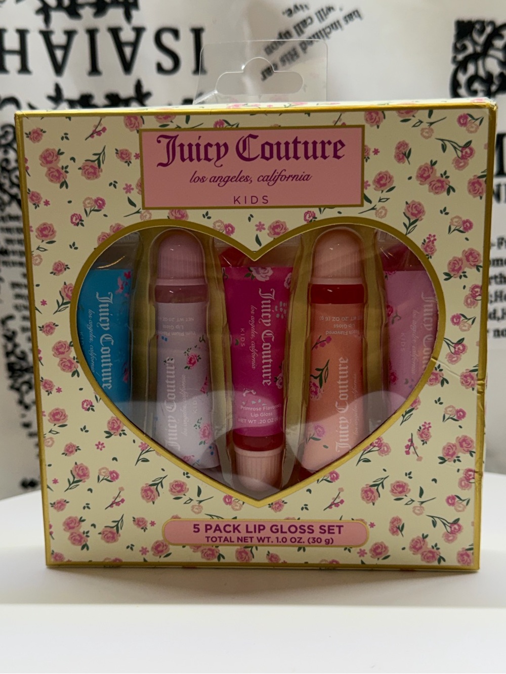 New Juicy Couture Kids 5-Pack Lip Gloss Set